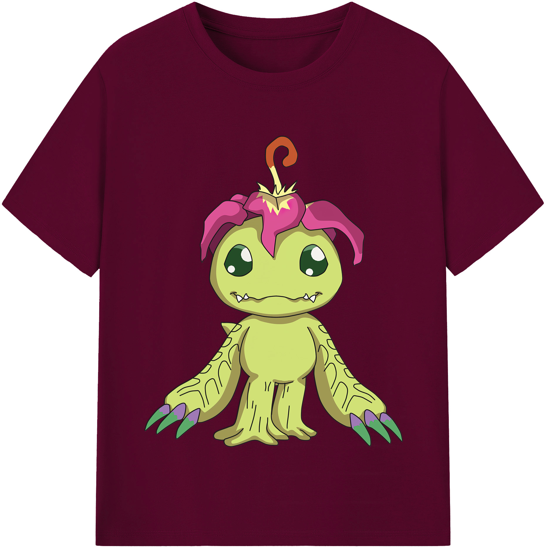 （画像用） Digimon デジタルモンスター/デジモン レディースカジュアルプリントTシャツ（綿100％）